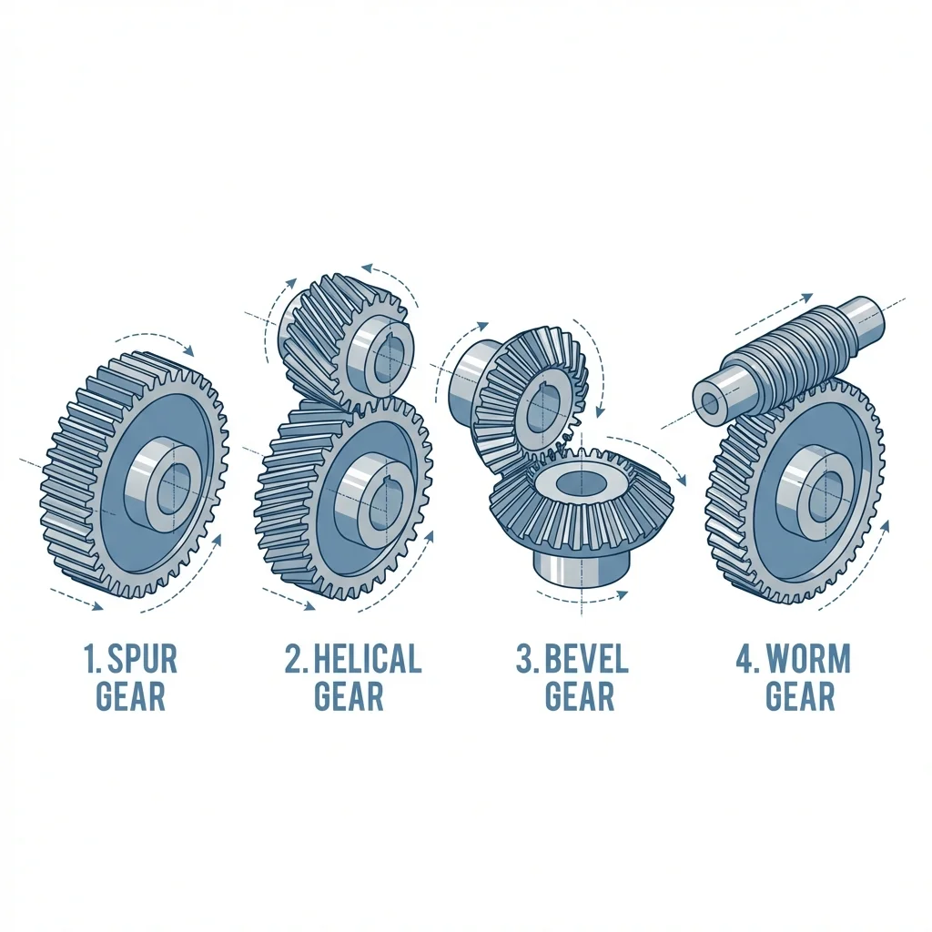 Diagram of Gear Types