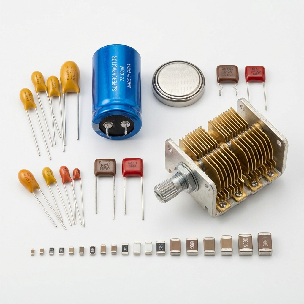 Tantalum, supercapacitors, and variable capacitors