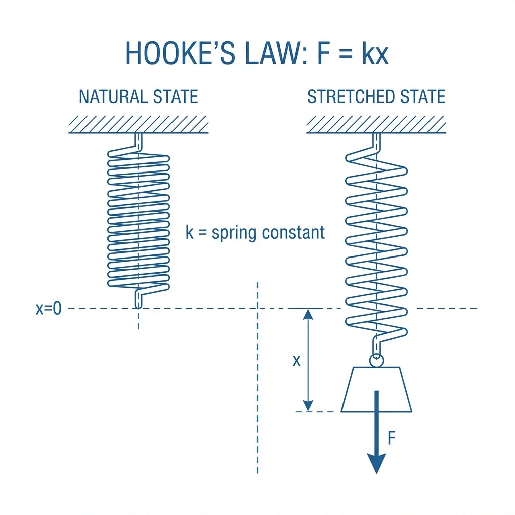 Hooke's Law Diagram