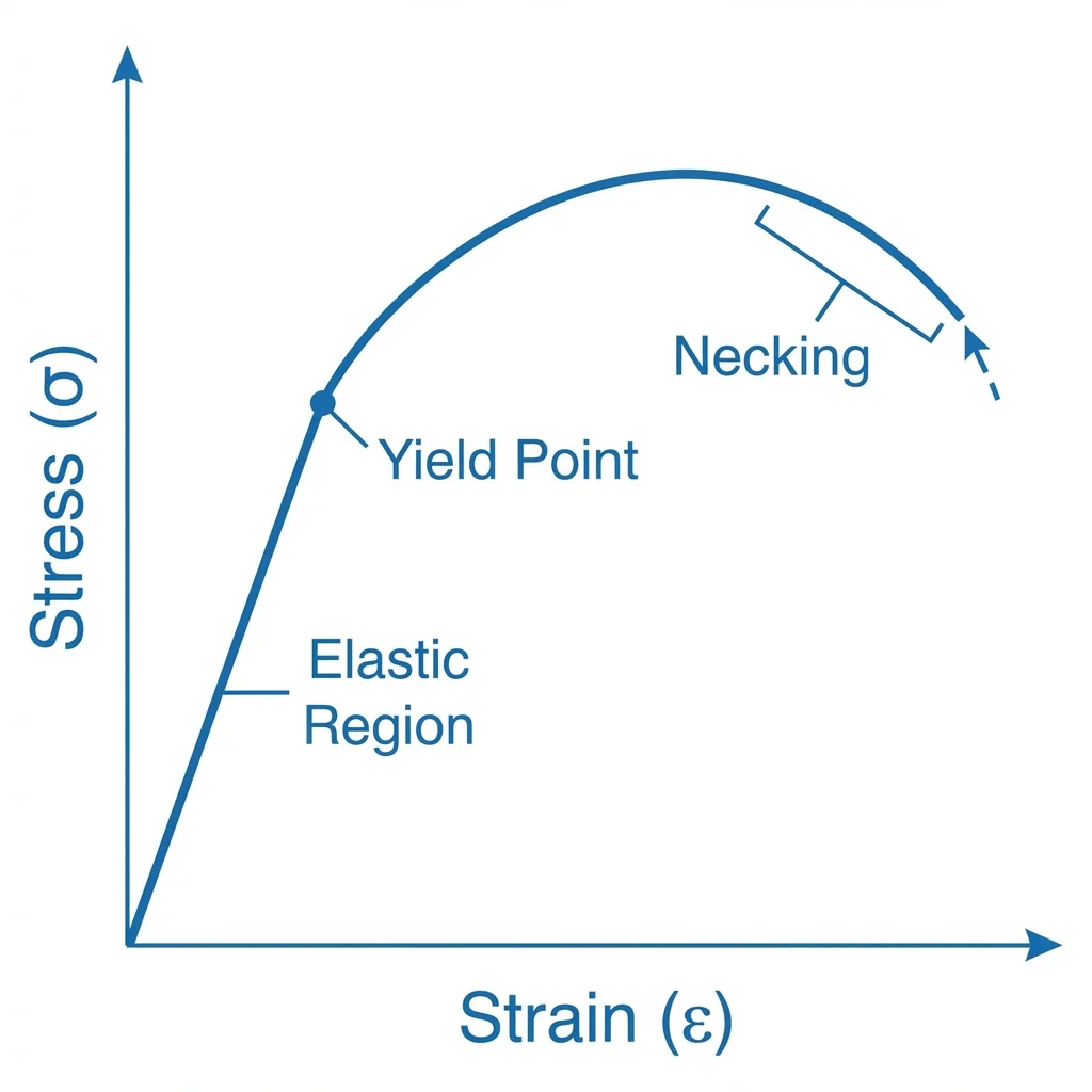 Stress-Strain Curve Diagram